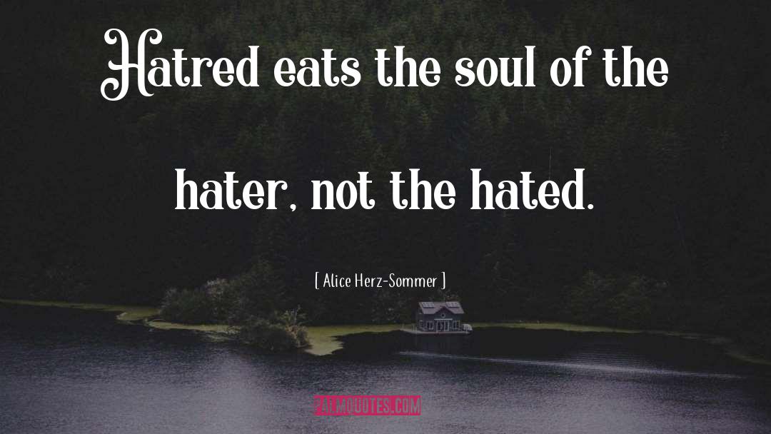 Hater quotes by Alice Herz-Sommer