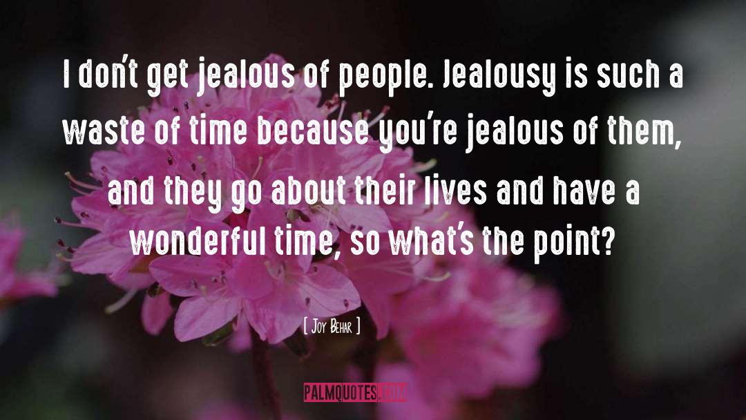 Haters And Jealousy quotes by Joy Behar