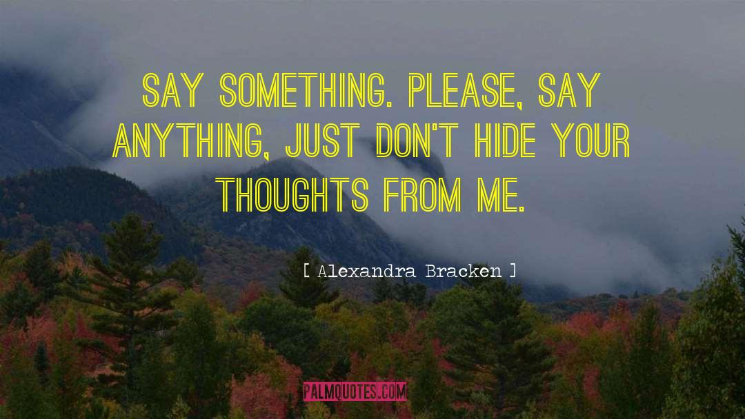 Haters Thoughts quotes by Alexandra Bracken