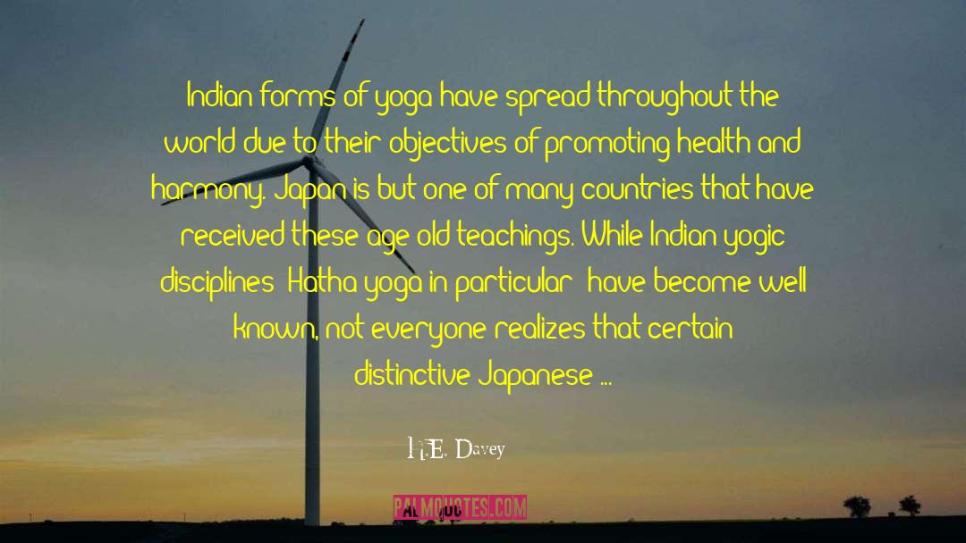 Hatha Yoga quotes by H.E. Davey