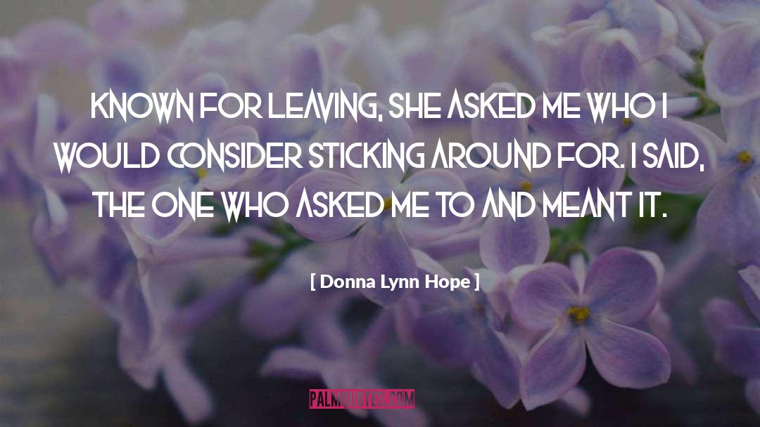 Hating Love And Relationships quotes by Donna Lynn Hope