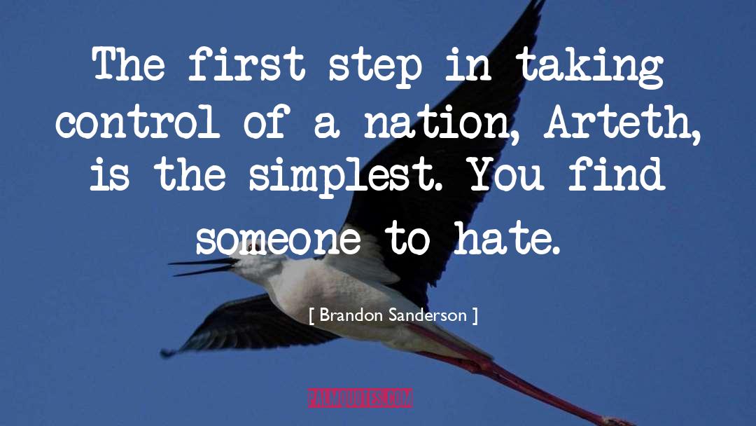 Hating Someone quotes by Brandon Sanderson