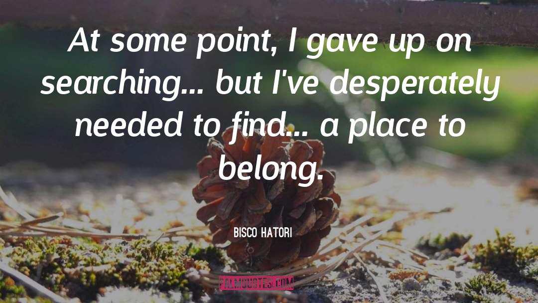 Hatori quotes by Bisco Hatori