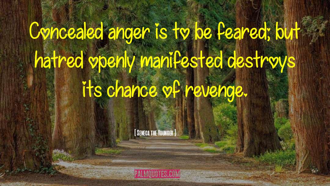 Hatred Revenge Anger Righteous quotes by Seneca The Younger