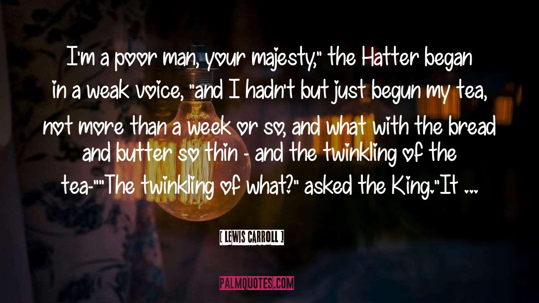 Hatter quotes by Lewis Carroll