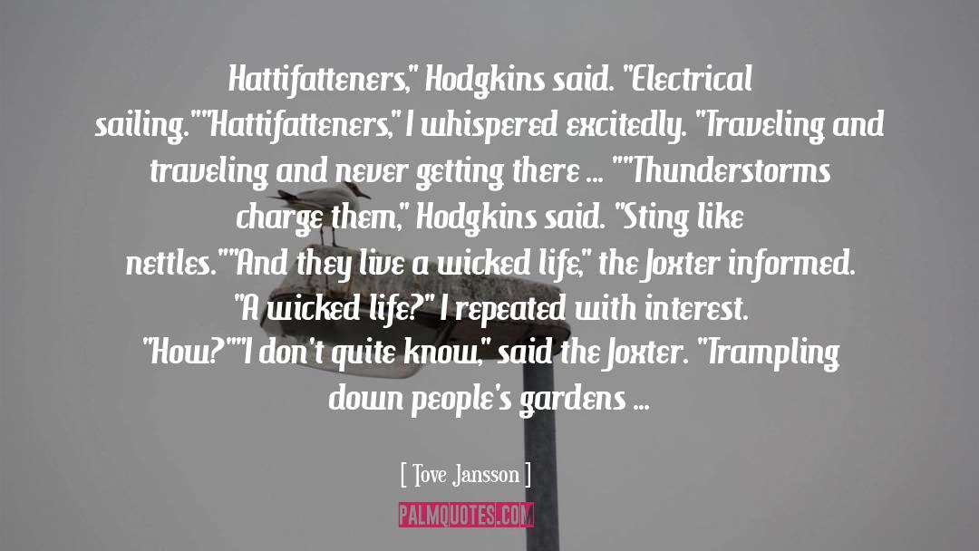Hattifatteners quotes by Tove Jansson
