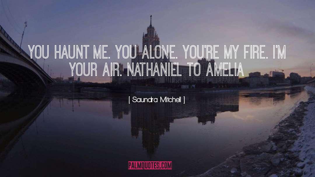 Haunt Me quotes by Saundra Mitchell