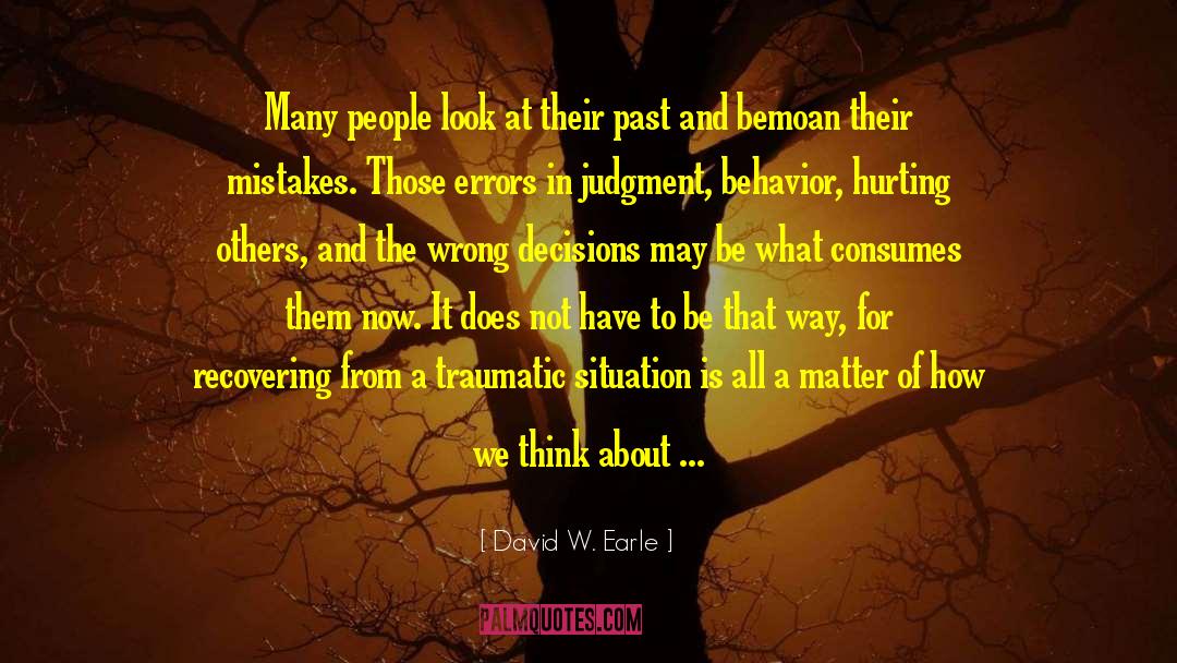 Haunted Look quotes by David W. Earle