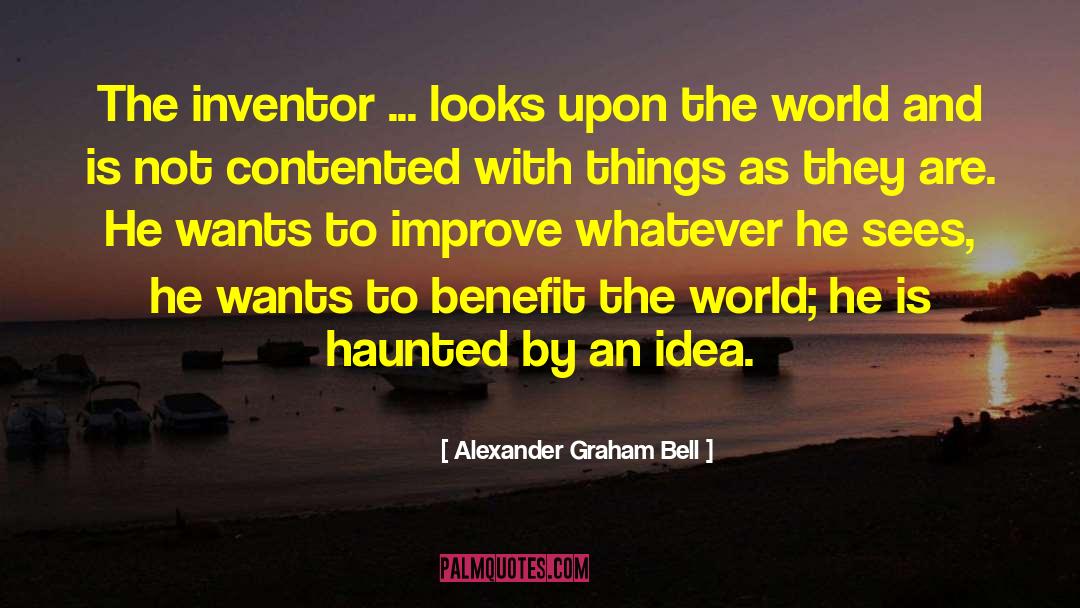 Haunted Sonnet quotes by Alexander Graham Bell