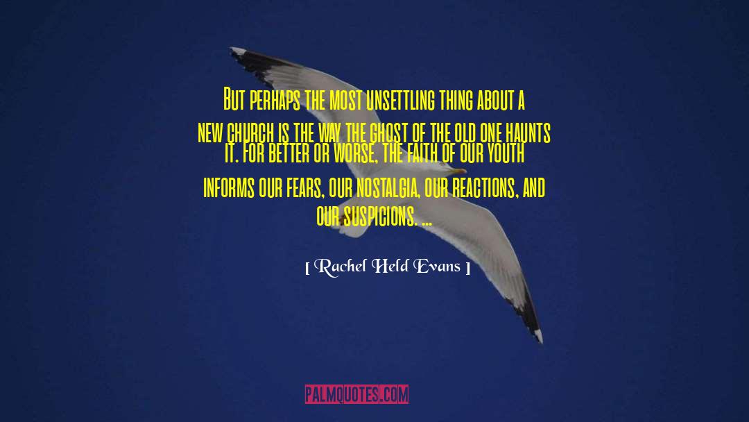 Haunts quotes by Rachel Held Evans