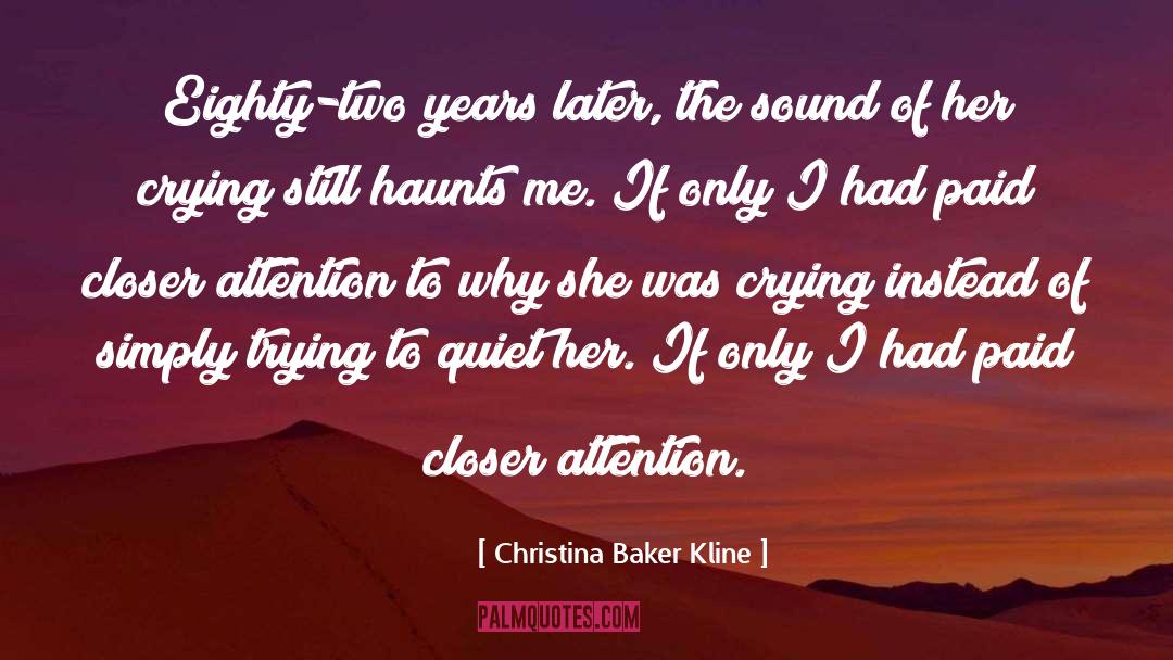 Haunts quotes by Christina Baker Kline