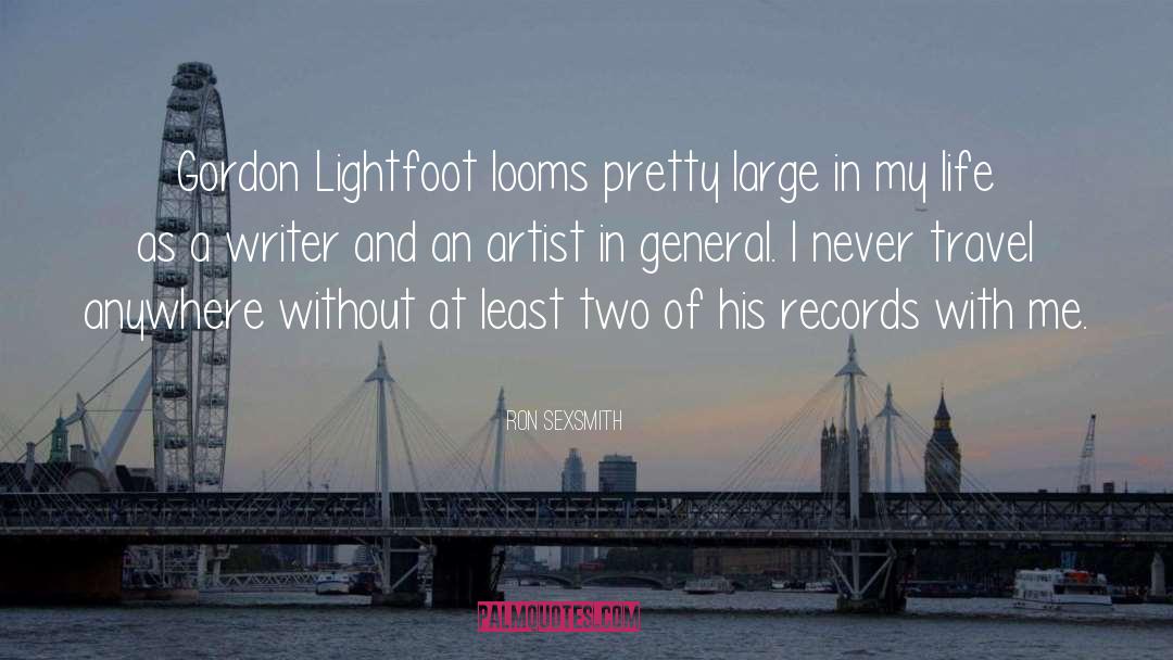 Haushalter Artist quotes by Ron Sexsmith