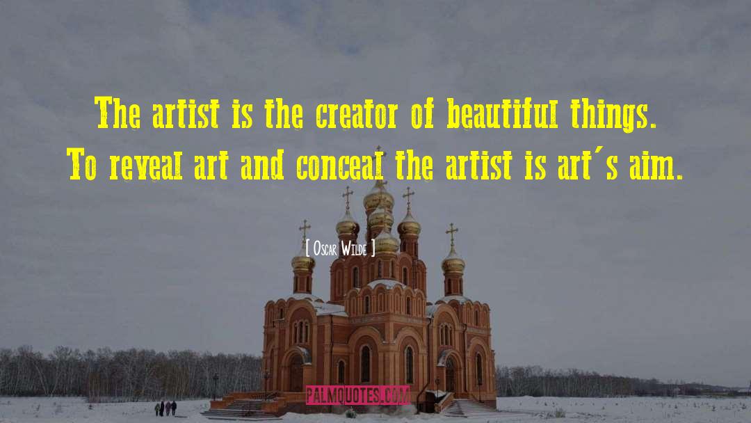 Haushalter Artist quotes by Oscar Wilde