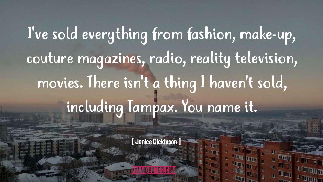 Haute Couture quotes by Janice Dickinson