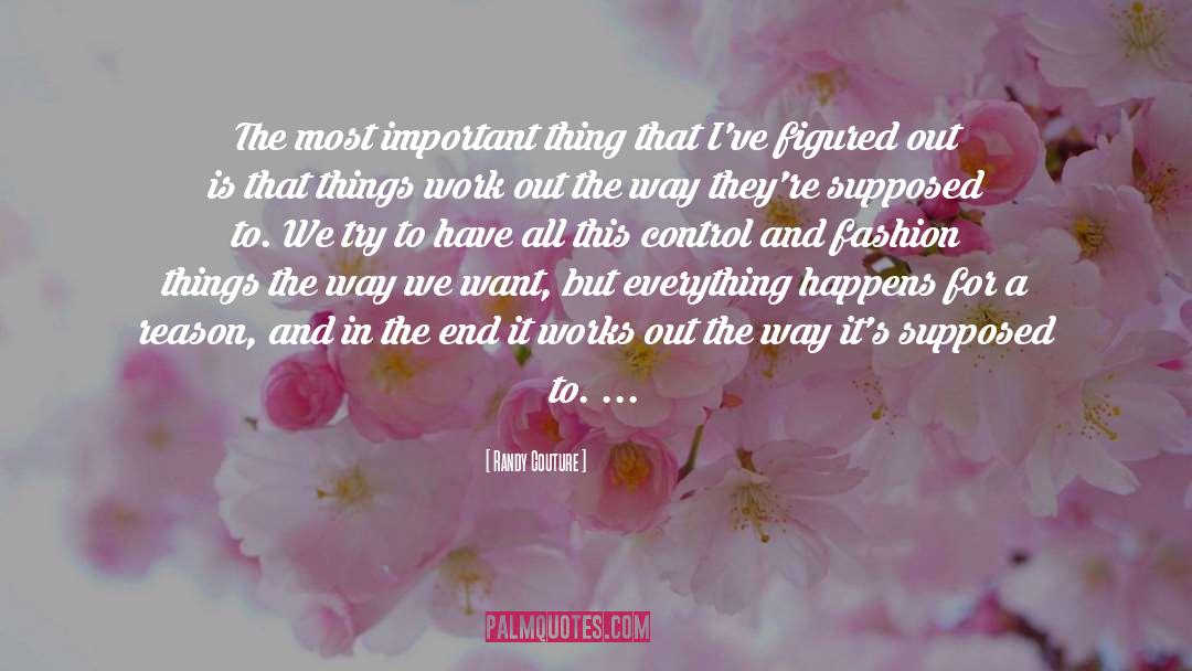 Haute Couture quotes by Randy Couture