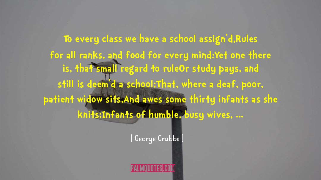 Have A Good Day At School quotes by George Crabbe