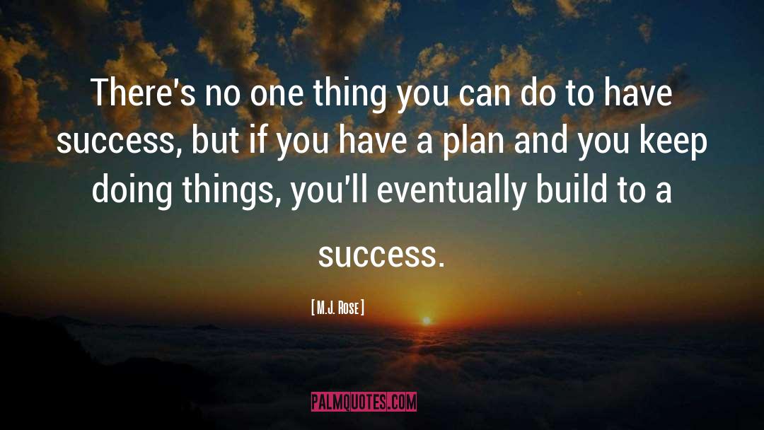 Have A Plan quotes by M.J. Rose