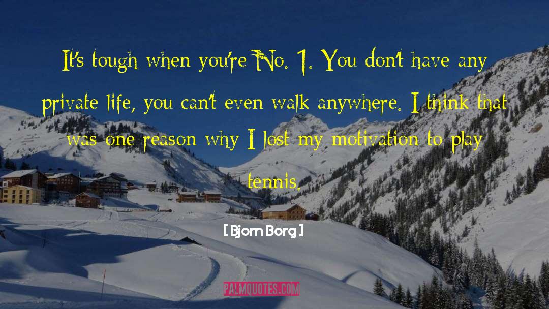 Have No Motivation quotes by Bjorn Borg