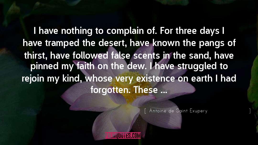 Have No Regrets quotes by Antoine De Saint Exupery