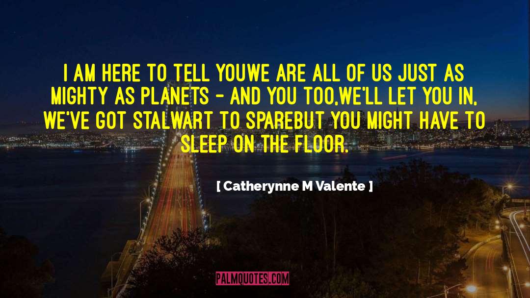 Have To Sleep quotes by Catherynne M Valente