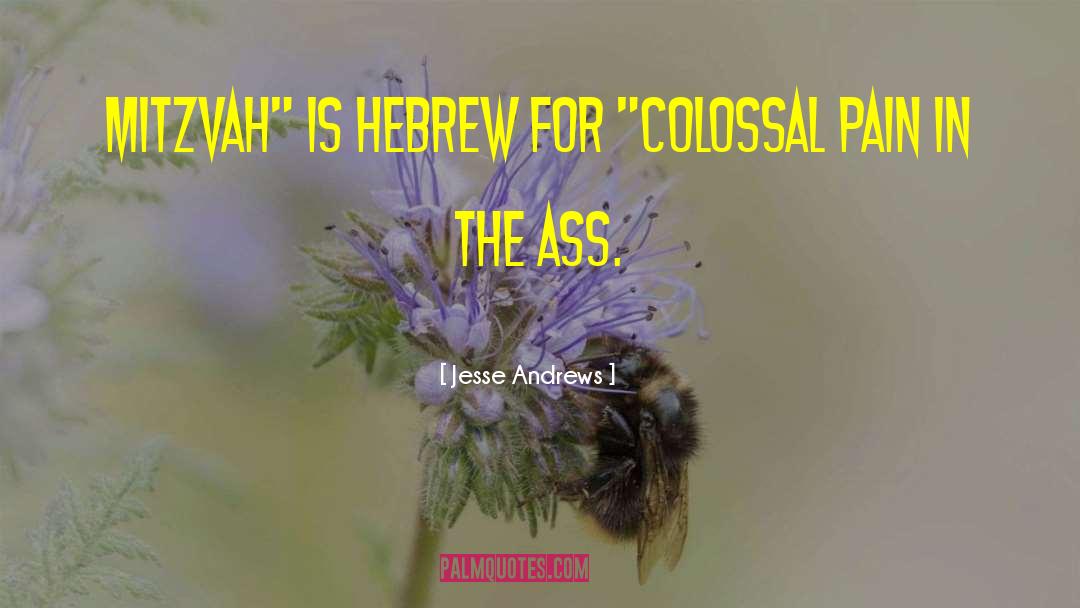 Haverim In Hebrew quotes by Jesse Andrews