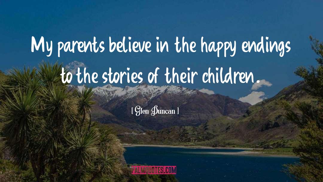 Having Divorced Parents quotes by Glen Duncan