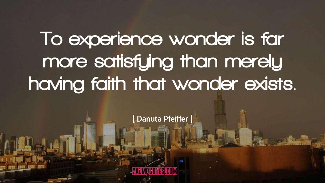 Having Faith quotes by Danuta Pfeiffer