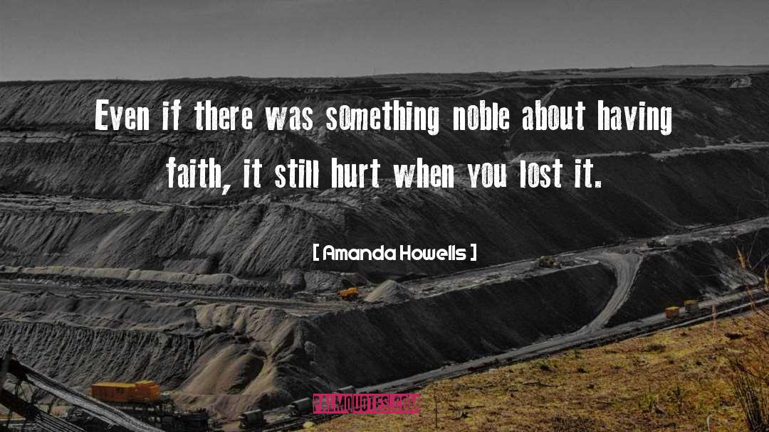 Having Faith quotes by Amanda Howells