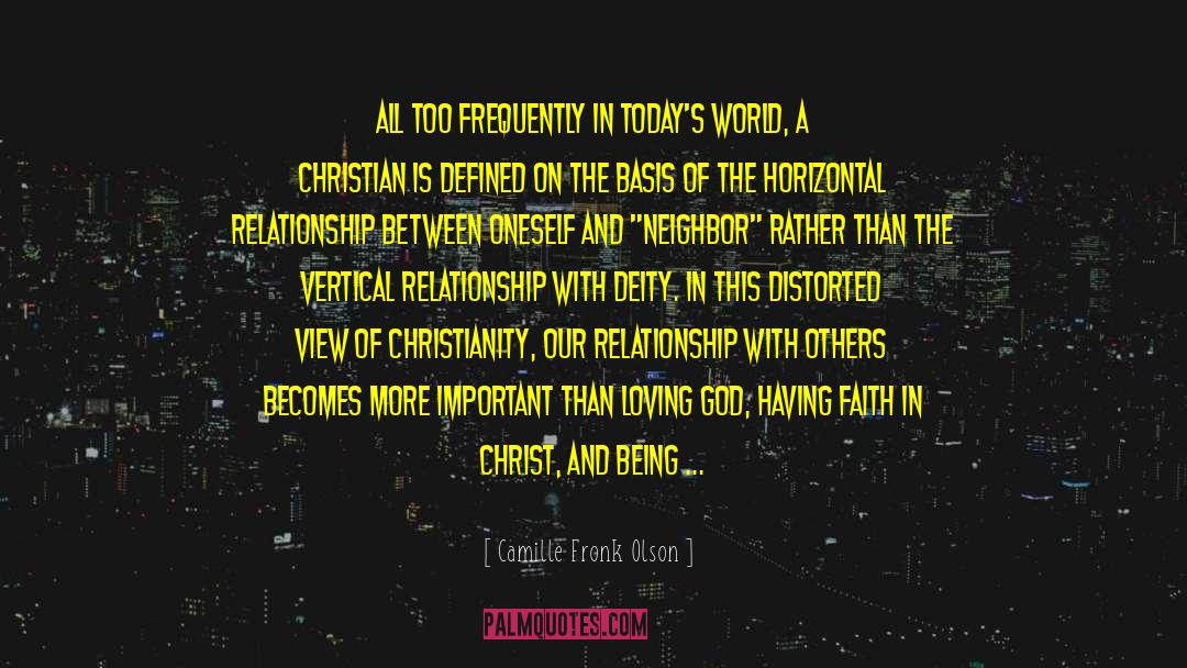 Having Faith quotes by Camille Fronk Olson