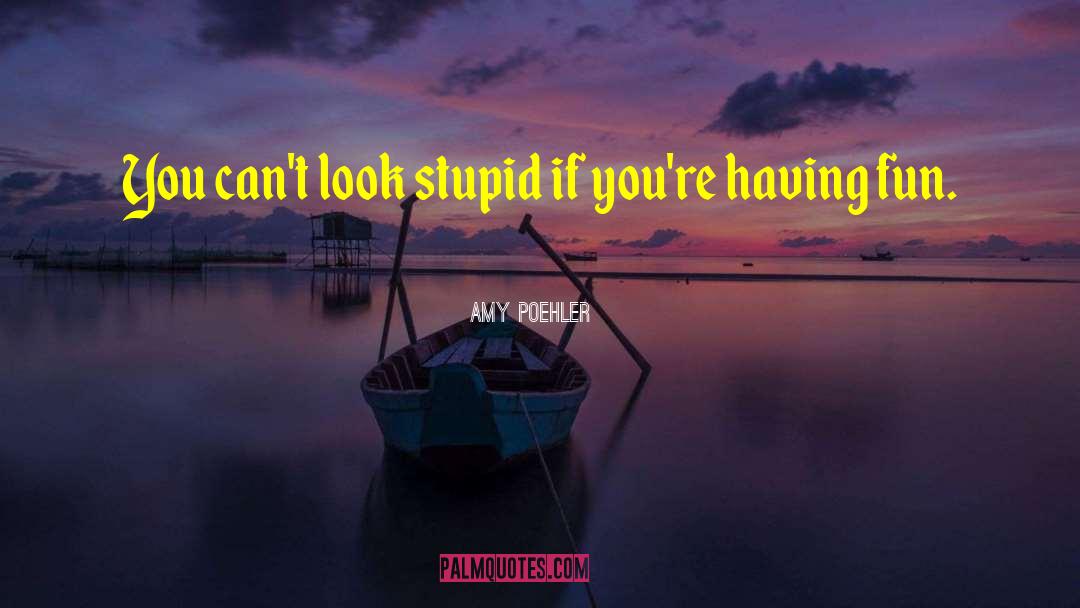 Having Fun quotes by Amy Poehler