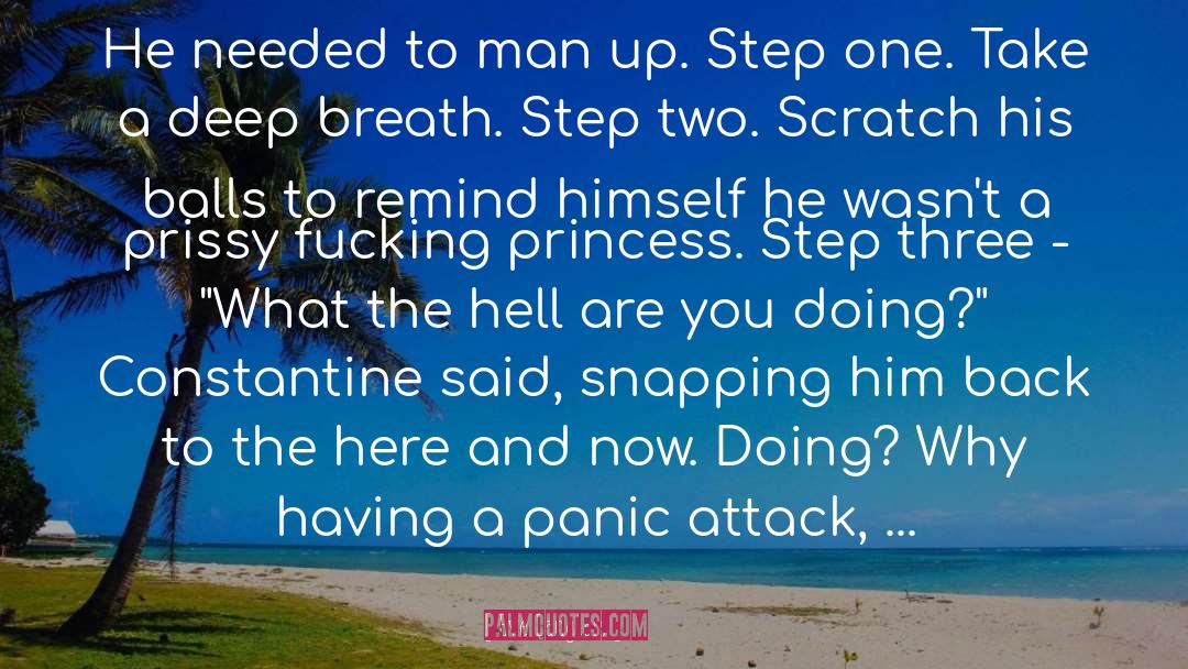 Having Panic Attacks quotes by Eve Langlais
