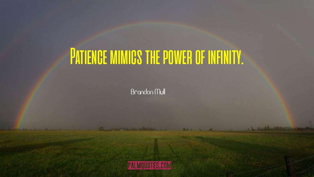 Having Patience quotes by Brandon Mull