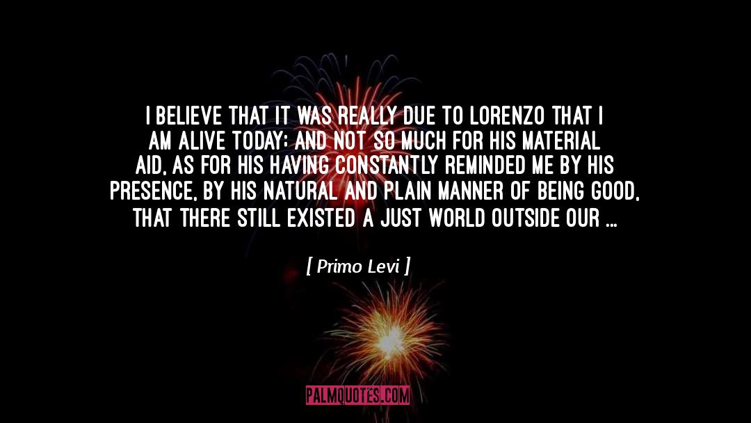 Having Presence Of Mind quotes by Primo Levi