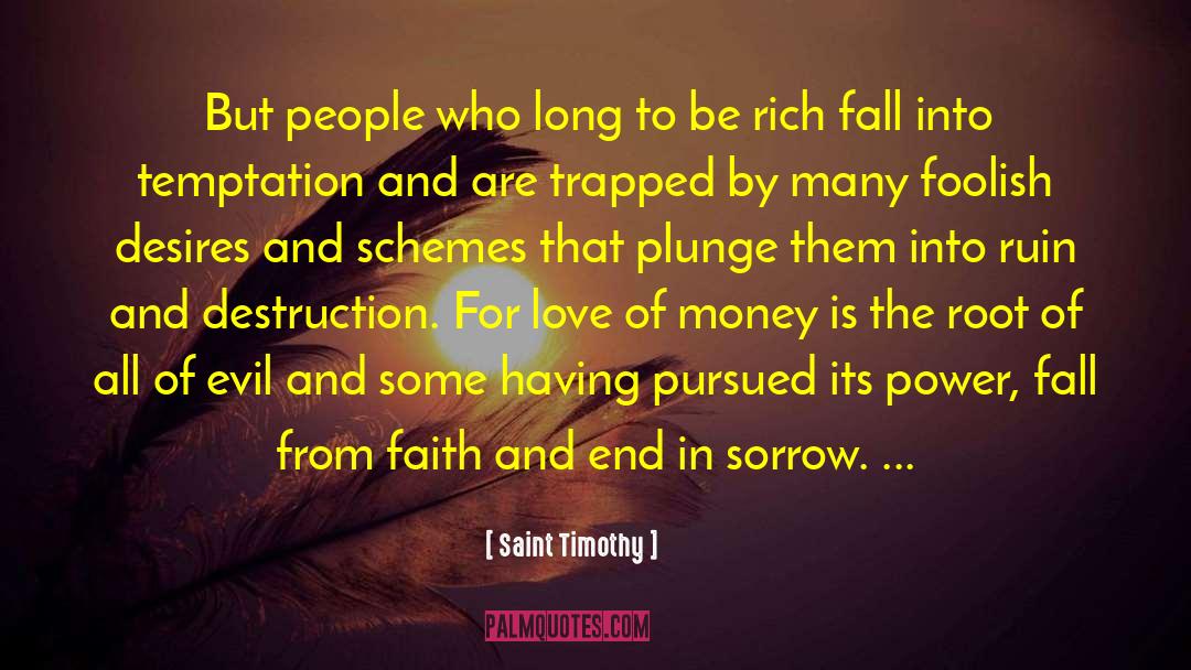 Having Roots And Wings quotes by Saint Timothy