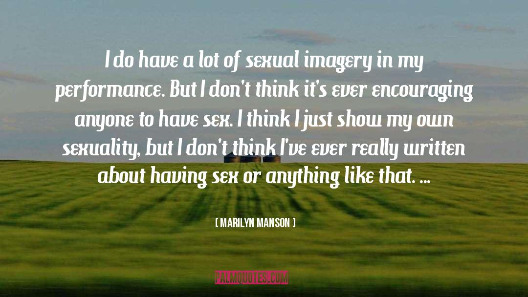 Having Sex quotes by Marilyn Manson