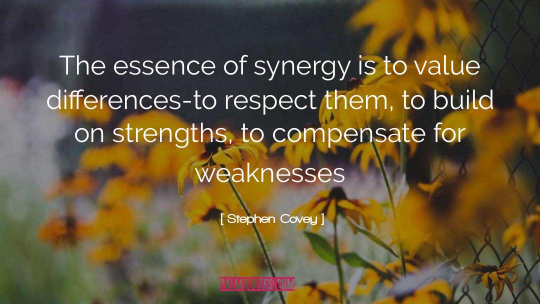 Having Weaknesses quotes by Stephen Covey