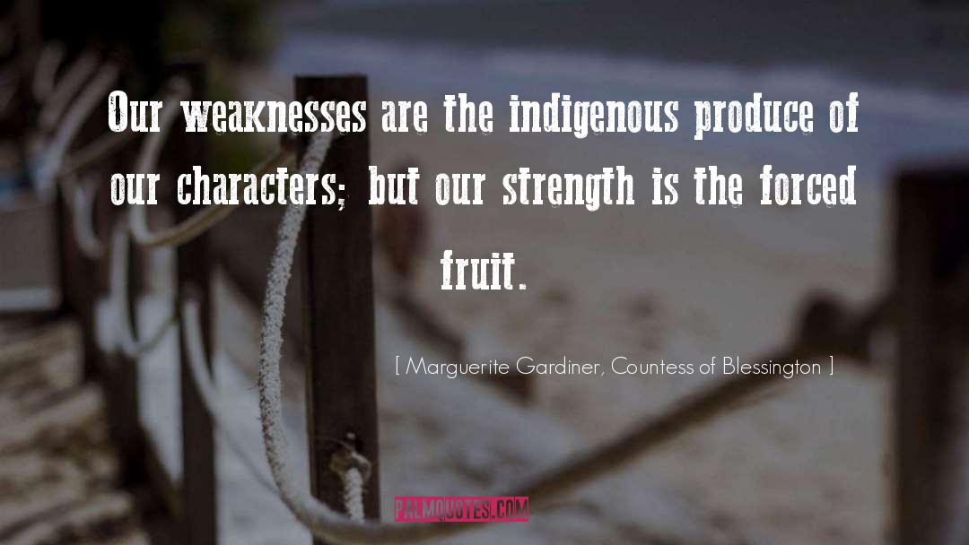 Having Weaknesses quotes by Marguerite Gardiner, Countess Of Blessington