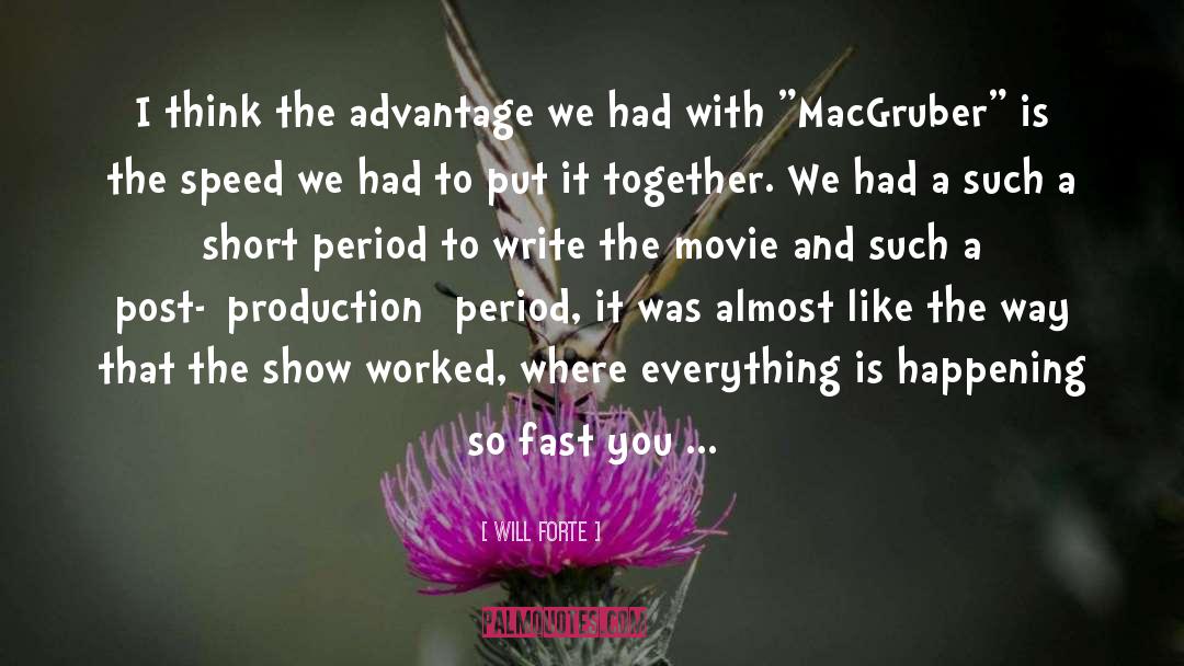 Having Your Period quotes by Will Forte