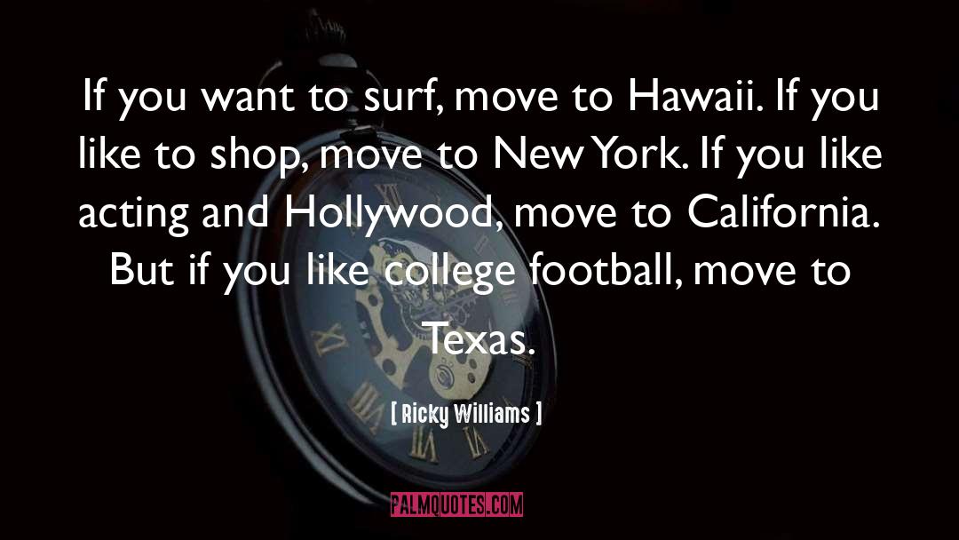 Hawaii quotes by Ricky Williams