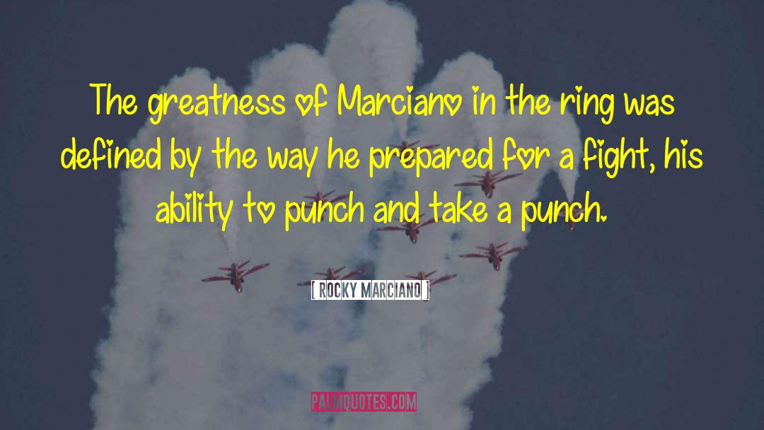 Hawaiian Punch quotes by Rocky Marciano