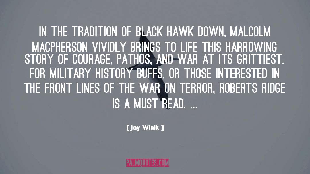 Hawk quotes by Jay Winik