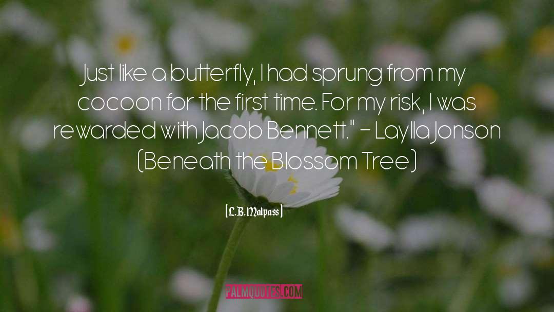 Hawthorn Blossom quotes by L.B. Malpass