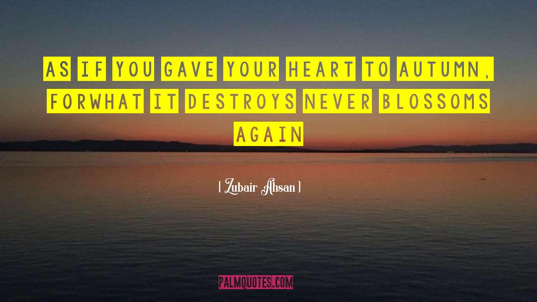Hawthorn Blossom quotes by Zubair Ahsan