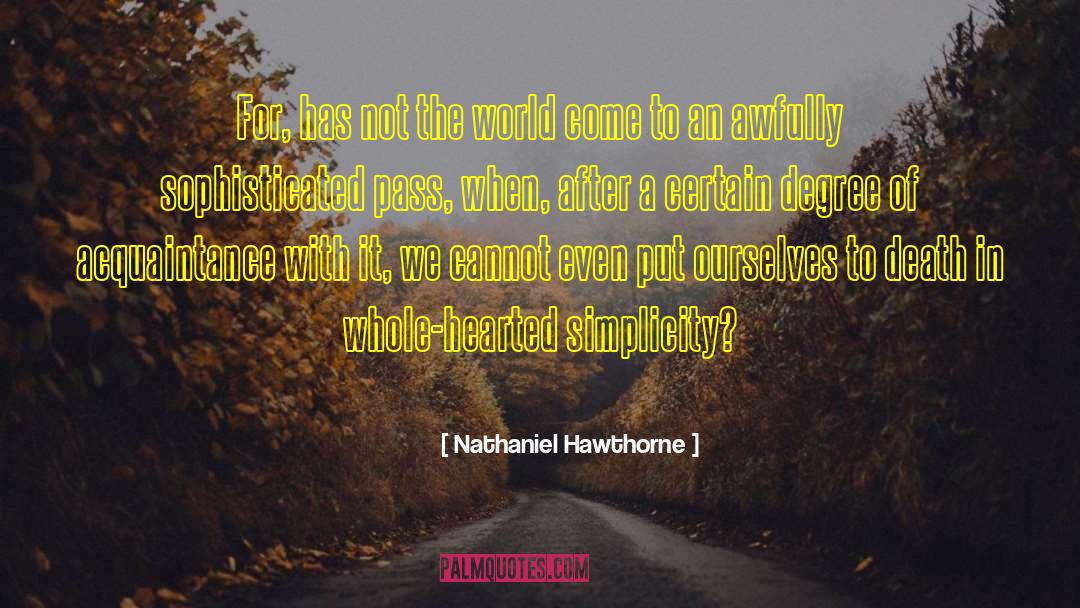 Hawthorne quotes by Nathaniel Hawthorne