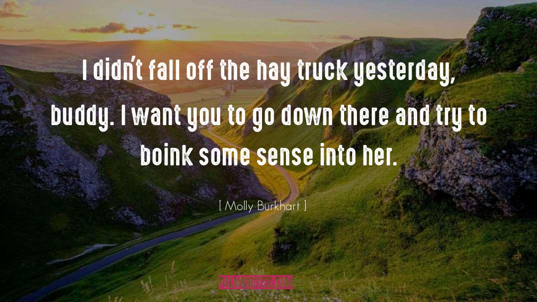 Hay quotes by Molly Burkhart