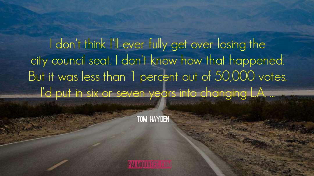 Hayden Upchurch quotes by Tom Hayden