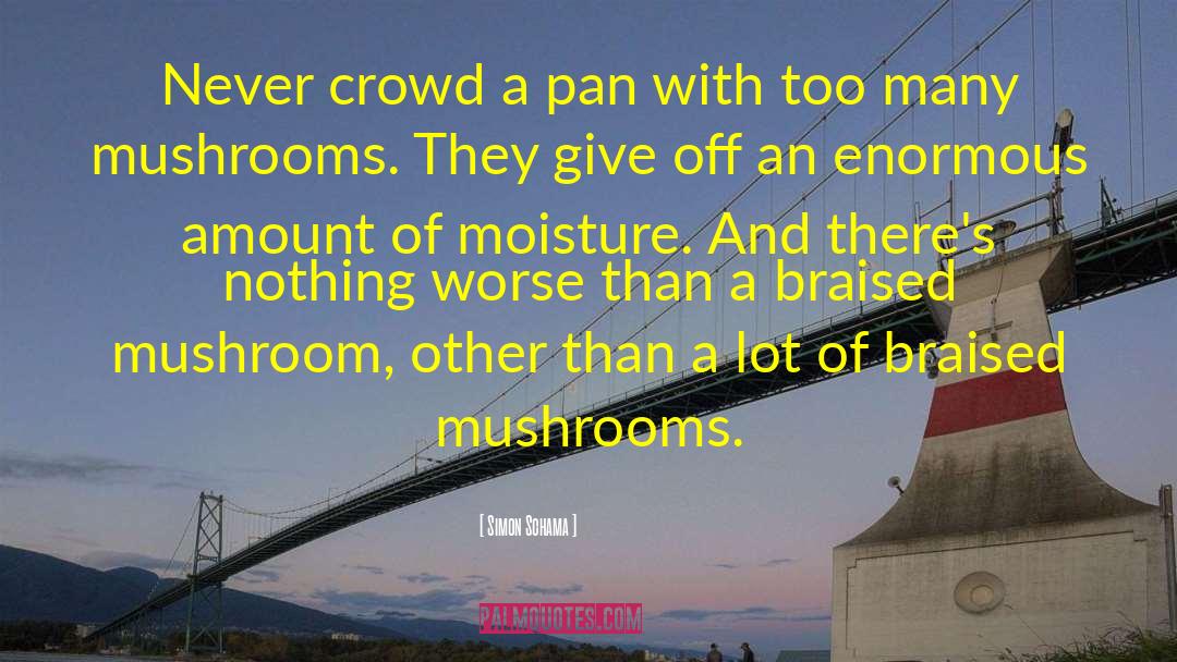 Haylock Mushrooms quotes by Simon Schama