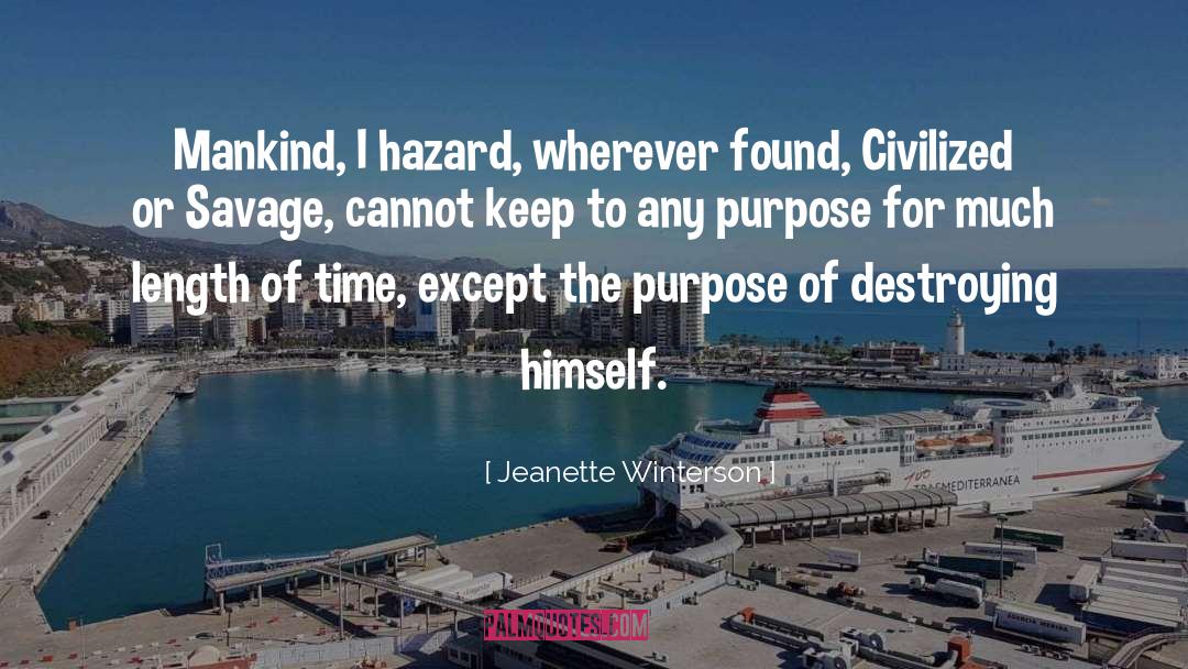 Hazard quotes by Jeanette Winterson