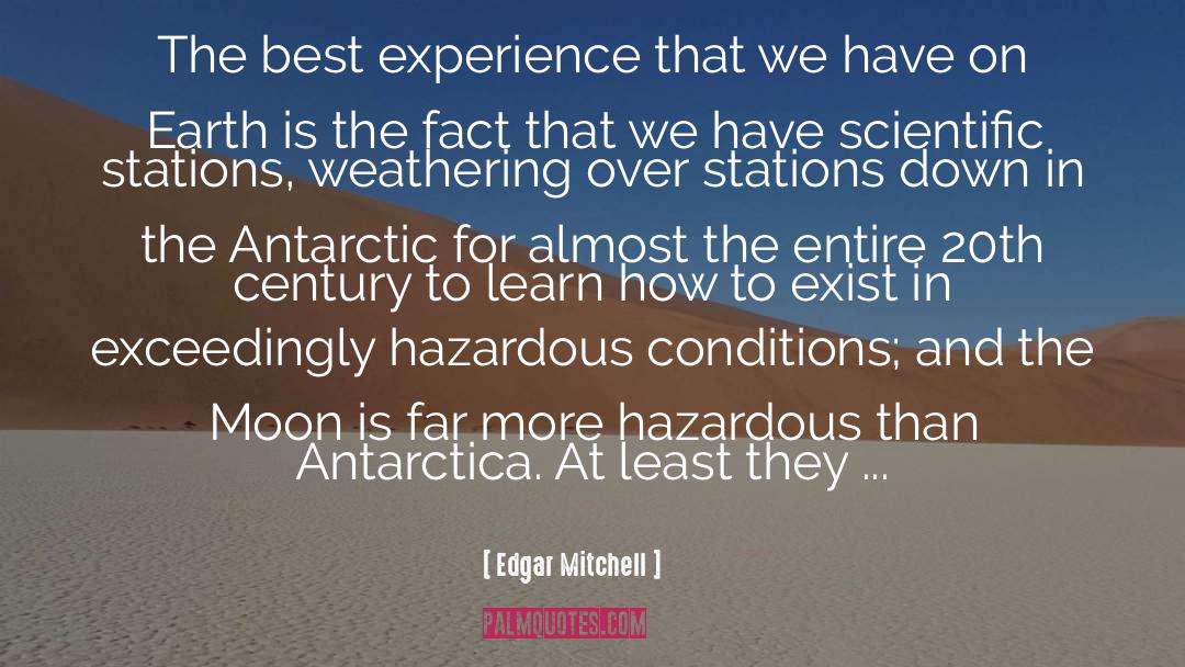 Hazardous quotes by Edgar Mitchell