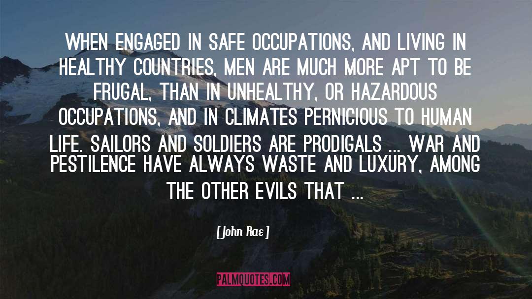 Hazardous quotes by John Rae